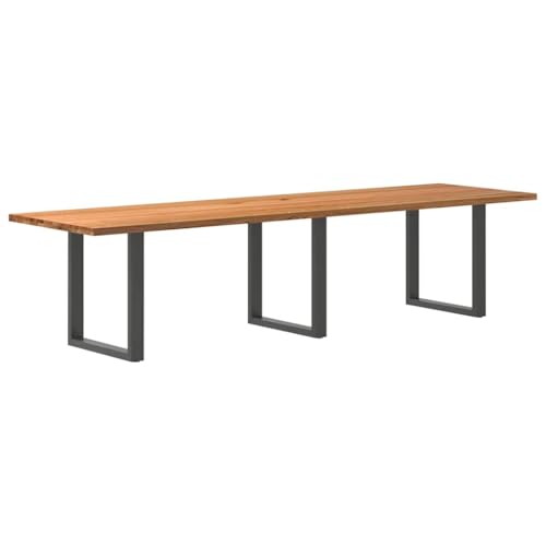 QINXIXINAIXI Esstisch Hellbraun Tafel Mahlzeitentisch für Küche 320x90x74 cm Massivholz Eiche Rechteckig QINXIXINAIXI Esstisch Hellbraun Tafel Mahlzeitentisch für Küche 320x90x74 cm Massivholz Eiche Rechteckig von QINXIXINAIXI
