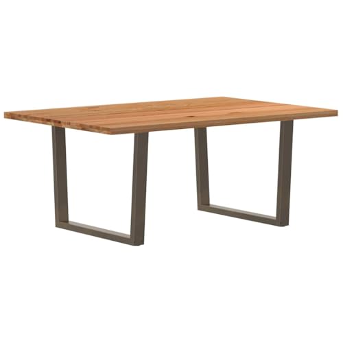 QINXIXINAIXI Esstisch Küchentisch Speisetisch für Küche 180x120x74 cm Massivholz Eiche Rechteckig von QINXIXINAIXI