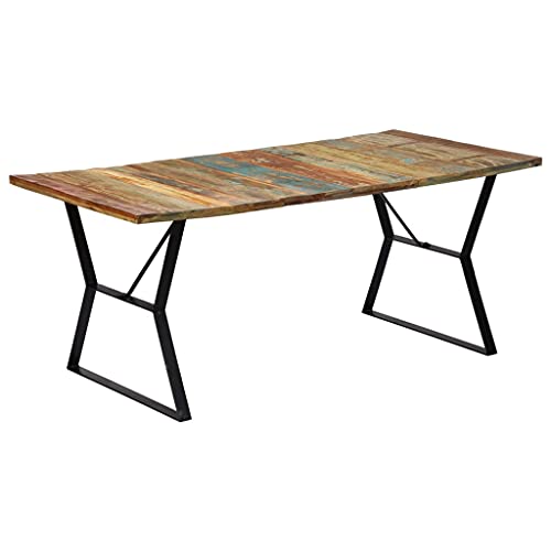 QINXIXINAIXI Esstisch Mahlzeitentisch Dinner Table für Innenraum 180x90x76 cm Altholz Massiv QINXIXINAIXI Esstisch Mahlzeitentisch Dinner Table für Innenraum 180x90x76 cm Altholz Massiv von QINXIXINAIXI