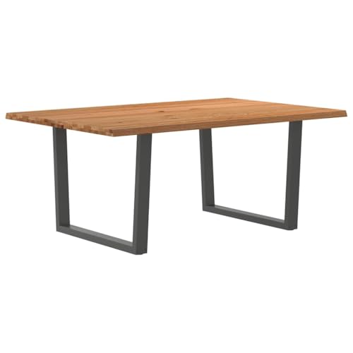QINXIXINAIXI Esstisch mit Baumkanten Massiver Esstisch Küchentisch für Restaurant 180x120x74 cm Massivholz Eiche QINXIXINAIXI Esstisch mit Baumkanten Massiver Esstisch Küchentisch für Restaurant 180x120x74 cm Massivholz Eiche von QINXIXINAIXI