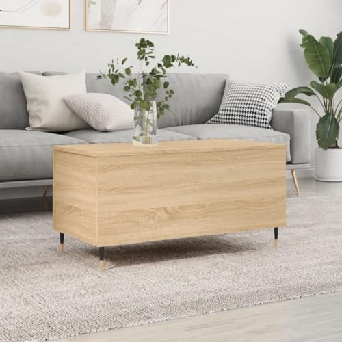 QINXIXINAIXI Höhenverstellbarer Couchtisch mit Stauraum, Beistelltisch aus Holzwerkstoff und Metallbeinen, multifunktional als Esstisch oder Computertisch fürs Wohnzimmer QINXIXINAIXI Höhenverstellbarer Couchtisch mit Stauraum, Beistelltisch aus Holzwerkstoff und Metallbeinen, multifunktional als Esstisch oder Computertisch fürs Wohnzimmer von QINXIXINAIXI