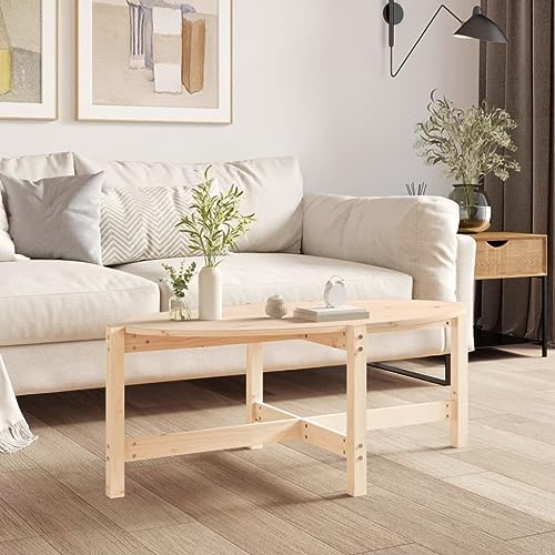QINXIXINAIXI Klassischer Couchtisch aus massivem Kiefernholz mit robuster Tischplatte für Wohnzimmer - Rustikaler Sofatisch mit Stabiler Holzrahmen-Konstruktion QINXIXINAIXI Klassischer Couchtisch aus massivem Kiefernholz mit robuster Tischplatte für Wohnzimmer - Rustikaler Sofatisch mit Stabiler Holzrahmen-Konstruktion von QINXIXINAIXI