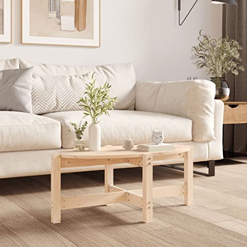 QINXIXINAIXI Klassischer Couchtisch aus massivem Kiefernholz mit robuster Tischplatte für Wohnzimmer - Rustikaler Sofatisch mit Stabiler Holzstruktur QINXIXINAIXI Klassischer Couchtisch aus massivem Kiefernholz mit robuster Tischplatte für Wohnzimmer - Rustikaler Sofatisch mit Stabiler Holzstruktur von QINXIXINAIXI