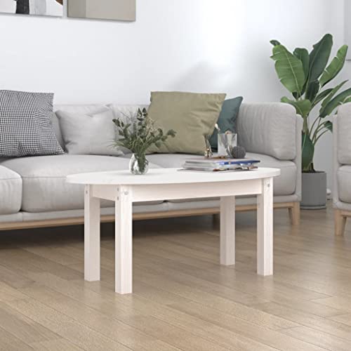 QINXIXINAIXI Klassischer Couchtisch aus massivem Kiefernholz mit robuster Tischplatte für Wohnzimmer - Rustikaler Sofatisch mit Stabiler Holzstruktur von QINXIXINAIXI