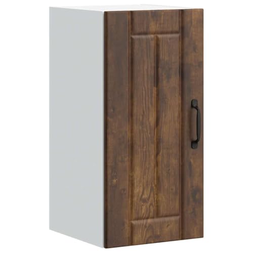 QINXIXINAIXI Küchen-Hängeschrank Lucca Räuchereiche Holzwerkstoff Ofenunterschrank mit großem Stauraum und verstellbaren Füßen für Küche QINXIXINAIXI Küchen-Hängeschrank Lucca Räuchereiche Holzwerkstoff Ofenunterschrank mit großem Stauraum und verstellbaren Füßen für Küche von QINXIXINAIXI