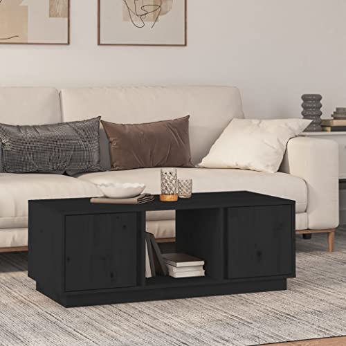QINXIXINAIXI Massiver Kiefernholz Couchtisch mit 3 Fächern und 2 Türen - Stilvoller Beistelltisch mit rustikaler Optik und robuster Tischplatte für Wohnzimmer QINXIXINAIXI Massiver Kiefernholz Couchtisch mit 3 Fächern und 2 Türen - Stilvoller Beistelltisch mit rustikaler Optik und robuster Tischplatte für Wohnzimmer von QINXIXINAIXI