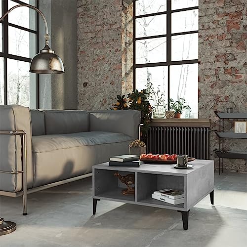 QINXIXINAIXI Moderner Couchtisch aus Holzwerkstoff mit Metallbeinen, 4 Fächer Stauraum, stabile Tischplatte für Wohnzimmer QINXIXINAIXI Moderner Couchtisch aus Holzwerkstoff mit Metallbeinen, 4 Fächer Stauraum, stabile Tischplatte für Wohnzimmer von QINXIXINAIXI
