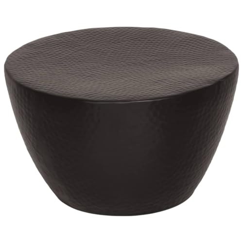 QINXIXINAIXI Moderner Couchtisch aus gehämmertem Aluminium mit robuster Tischplatte für Wohnzimmer und Essbereich, langlebiger Beistelltisch mit haptischer Textur. von QINXIXINAIXI