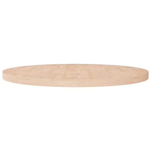 QINXIXINAIXI Runde Tischplatte Ø90x4 cm Unbehandeltes Massivholz Eiche Küchentischplatte Wohnzimmertischplatte Tischlerplatte für Arbeitsplatte Schreibtisch QINXIXINAIXI Runde Tischplatte Ø90x4 cm Unbehandeltes Massivholz Eiche Küchentischplatte Wohnzimmertischplatte Tischlerplatte für Arbeitsplatte Schreibtisch von QINXIXINAIXI
