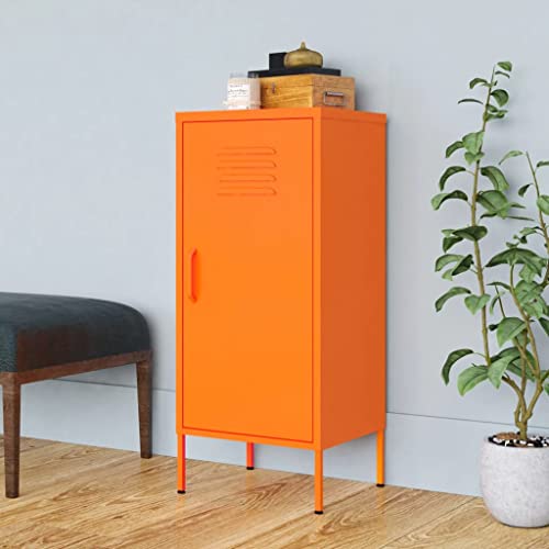 QINXIXINAIXI Stahlschrank Lagerschrank mit 2 Einlegeböden Stellfüßen Stauraum für DVDs Multimedia Bücher Kleinigkeiten robust stabil leicht reinigbar von QINXIXINAIXI