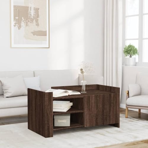 QINXIXINAIXI Stilvoller Couchtisch aus Holzwerkstoff mit Stauraum, Stabiler Tischplatte und praktischer Tür für Wohnzimmer QINXIXINAIXI Stilvoller Couchtisch aus Holzwerkstoff mit Stauraum, Stabiler Tischplatte und praktischer Tür für Wohnzimmer von QINXIXINAIXI