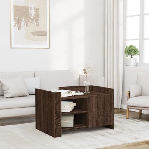 QINXIXINAIXI Stilvoller Couchtisch aus Holzwerkstoff mit Stauraum, Stabiler Tischplatte und praktischer Tür für Wohnzimmer QINXIXINAIXI Stilvoller Couchtisch aus Holzwerkstoff mit Stauraum, Stabiler Tischplatte und praktischer Tür für Wohnzimmer von QINXIXINAIXI