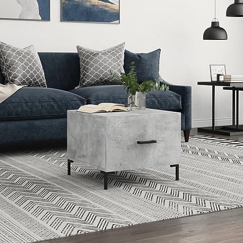 QINXIXINAIXI Stilvoller Couchtisch mit Schublade und Eisenbeinen - Langlebiger Holzwerkstoff mit robuster Tischplatte und viel Stauraum QINXIXINAIXI Stilvoller Couchtisch mit Schublade und Eisenbeinen - Langlebiger Holzwerkstoff mit robuster Tischplatte und viel Stauraum von QINXIXINAIXI