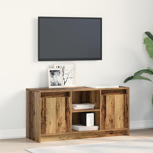 QINXIXINAIXI TV-Schränke mit LED-Lichtern - Alte Holzoptik, Konsolentisch mit Schubladen Fernseher kommode tv kommode Fernsehtisch 100x34x50 cm aus Holzwerkstoff. QINXIXINAIXI TV-Schränke mit LED-Lichtern - Alte Holzoptik, Konsolentisch mit Schubladen Fernseher kommode tv kommode Fernsehtisch 100x34x50 cm aus Holzwerkstoff. von QINXIXINAIXI