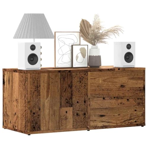 QINXIXINAIXI TV-Schrank Altholz-Optik tv Regal tv Cabinet Couchtisch HiFi Rack 80x34x35,5 cm Holzwerkstoff QINXIXINAIXI TV-Schrank Altholz-Optik tv Regal tv Cabinet Couchtisch HiFi Rack 80x34x35,5 cm Holzwerkstoff von QINXIXINAIXI
