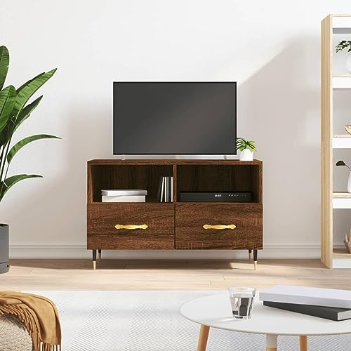 QINXIXINAIXI TV-Schrank Braun Eichen-Optik tv unterschrank hängeschrank Fernsehschrank Sideboard hängend 80x36x50 cm Holzwerkstoff QINXIXINAIXI TV-Schrank Braun Eichen-Optik tv unterschrank hängeschrank Fernsehschrank Sideboard hängend 80x36x50 cm Holzwerkstoff von QINXIXINAIXI