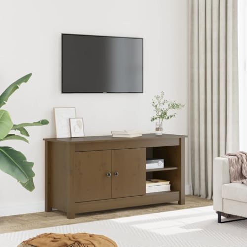 QINXIXINAIXI TV-Schrank Honigbraun Fernseher kommode Sideboard hängend lowboard wohnzimmerschrank 103x36,5x52 cm Massivholz Kiefer QINXIXINAIXI TV-Schrank Honigbraun Fernseher kommode Sideboard hängend lowboard wohnzimmerschrank 103x36,5x52 cm Massivholz Kiefer von QINXIXINAIXI