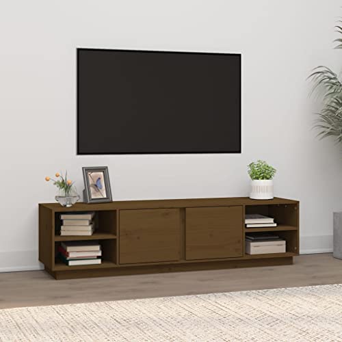 QINXIXINAIXI TV-Schrank Honigbraun tv kommode Sideboard Wohnzimmer tv unterschrank Couchtisch 156x40x40 cm Massivholz Kiefer QINXIXINAIXI TV-Schrank Honigbraun tv kommode Sideboard Wohnzimmer tv unterschrank Couchtisch 156x40x40 cm Massivholz Kiefer von QINXIXINAIXI