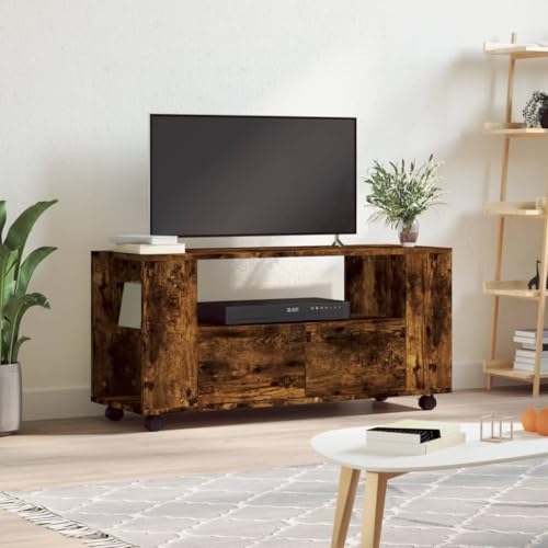 QINXIXINAIXI TV-Schrank Räuchereiche Fernseher Tisch tv Bank Konsolentisch mit Schubladen tv Cabinet 102x34,5x43 cm Holzwerkstoff QINXIXINAIXI TV-Schrank Räuchereiche Fernseher Tisch tv Bank Konsolentisch mit Schubladen tv Cabinet 102x34,5x43 cm Holzwerkstoff von QINXIXINAIXI