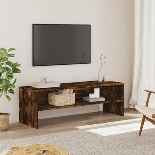 QINXIXINAIXI TV-Schrank Räuchereiche Sideboard tv Fernseher Schrank tv Board Konsolentisch mit Schubladen 120x40x40 cm Holzwerkstoff QINXIXINAIXI TV-Schrank Räuchereiche Sideboard tv Fernseher Schrank tv Board Konsolentisch mit Schubladen 120x40x40 cm Holzwerkstoff von QINXIXINAIXI