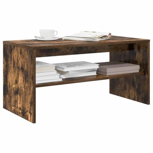 QINXIXINAIXI TV-Schrank Räuchereiche tv möbel lowboard HiFi Rack Fernsehschrank 80x40x40 cm Holzwerkstoff von QINXIXINAIXI