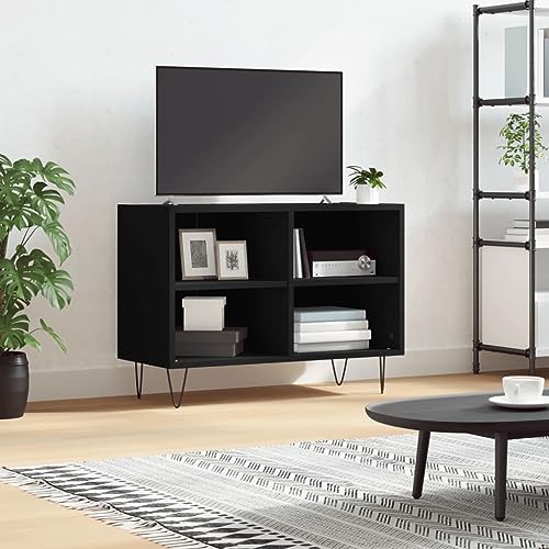 QINXIXINAIXI TV-Schrank Schwarz Fernseher Tisch tv Board Fernsehtisch Sideboard Wohnzimmer 69,5x30x50 cm Holzwerkstoff QINXIXINAIXI TV-Schrank Schwarz Fernseher Tisch tv Board Fernsehtisch Sideboard Wohnzimmer 69,5x30x50 cm Holzwerkstoff von QINXIXINAIXI