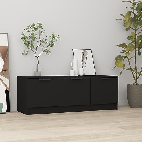 QINXIXINAIXI TV-Schrank Schwarz Fernseher kommode Sideboard hängend Couchtisch tv ständer 102x35x36,5 cm Holzwerkstoff QINXIXINAIXI TV-Schrank Schwarz Fernseher kommode Sideboard hängend Couchtisch tv ständer 102x35x36,5 cm Holzwerkstoff von QINXIXINAIXI