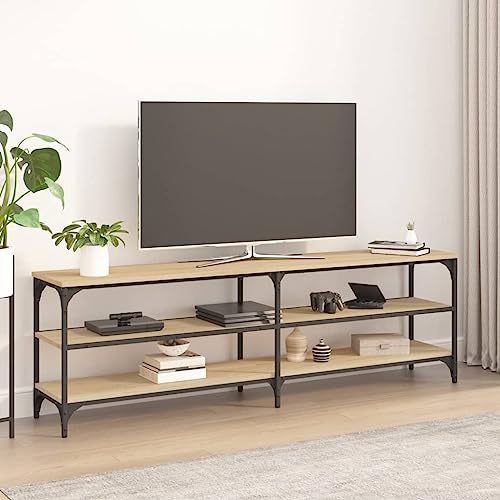 QINXIXINAIXI TV-Schrank Sonoma-Eiche tv Cabinet HiFi Rack tv Regal Fernsehschrank 160x30x50 cm Holzwerkstoff QINXIXINAIXI TV-Schrank Sonoma-Eiche tv Cabinet HiFi Rack tv Regal Fernsehschrank 160x30x50 cm Holzwerkstoff von QINXIXINAIXI