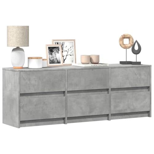 QINXIXINAIXI TV-Schrank mit LED-Beleuchtung Betongrau kommode tv Board hängeschrank Sideboard Wohnzimmer 140x34x50 cm QINXIXINAIXI TV-Schrank mit LED-Beleuchtung Betongrau kommode tv Board hängeschrank Sideboard Wohnzimmer 140x34x50 cm von QINXIXINAIXI