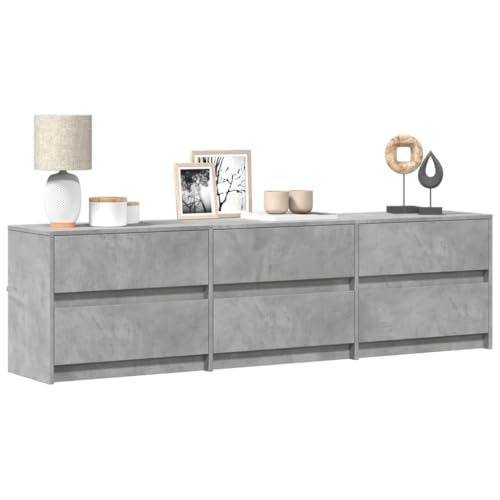 QINXIXINAIXI TV-Schrank mit LED-Beleuchtung Betongrau tv Regal tv Bank kommode Fernseher Schrank 180x34x50 cm QINXIXINAIXI TV-Schrank mit LED-Beleuchtung Betongrau tv Regal tv Bank kommode Fernseher Schrank 180x34x50 cm von QINXIXINAIXI