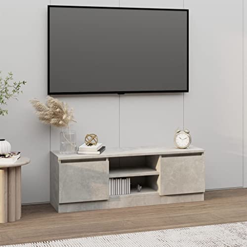 QINXIXINAIXI TV-Schrank mit Tür Betongrau Sideboard hängend Couchtisch tv Bank tv Cabinet 102x30x36 cm QINXIXINAIXI TV-Schrank mit Tür Betongrau Sideboard hängend Couchtisch tv Bank tv Cabinet 102x30x36 cm von QINXIXINAIXI
