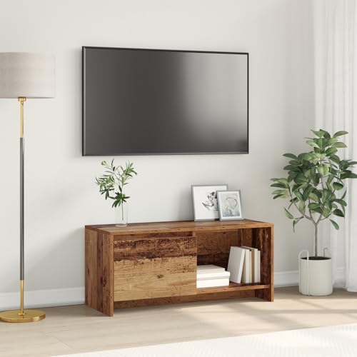 QINXIXINAIXI TV-Ständer Altholz Holzwerkstoff kommode tv möbel tv unterschrank Fernseher Tisch von QINXIXINAIXI