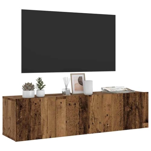 QINXIXINAIXI TV-Wandschrank Altholz-Optik tv Regal Sideboard tv lowboard Fernseher Schrank 120x30x30 cm Holzwerkstoff QINXIXINAIXI TV-Wandschrank Altholz-Optik tv Regal Sideboard tv lowboard Fernseher Schrank 120x30x30 cm Holzwerkstoff von QINXIXINAIXI
