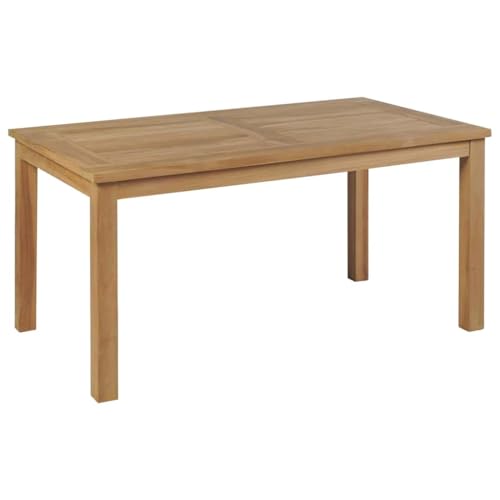 QINXIXINAIXI Teakholz Couchtisch mit glatter Oberfläche, langlebiger Kaffeetisch für Wohnzimmer und Garten QINXIXINAIXI Teakholz Couchtisch mit glatter Oberfläche, langlebiger Kaffeetisch für Wohnzimmer und Garten von QINXIXINAIXI