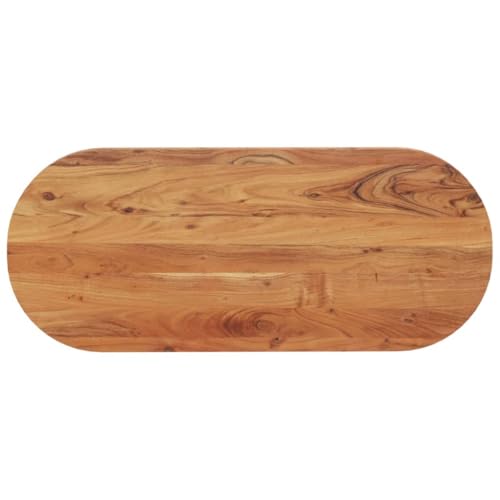 QINXIXINAIXI Tischplatte 100x40x2,5 cm Oval Massivholz Akazie Wohnzimmertischplatte Holzplatte für Möbelbau Esstischplatte aus Holz für Esstisch Arbeitsplatte QINXIXINAIXI Tischplatte 100x40x2,5 cm Oval Massivholz Akazie Wohnzimmertischplatte Holzplatte für Möbelbau Esstischplatte aus Holz für Esstisch Arbeitsplatte von QINXIXINAIXI