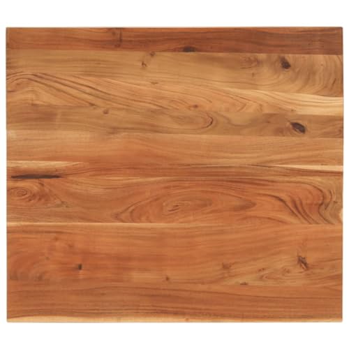 QINXIXINAIXI Tischplatte 110x80x2,5 cm Rechteckig Massivholz Akazie Küchentischplatte DIY Möbelbau Massivholzplatte für Esstisch Küche von QINXIXINAIXI