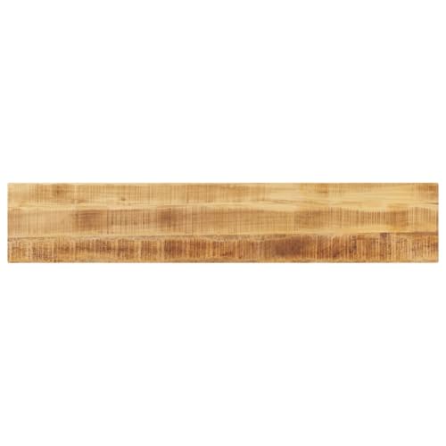 QINXIXINAIXI Tischplatte 140x20x2,5 cm Rechteckig Raues Massivholz Mango Esstischplatte Holz Rustikale Platte Esstischplatte aus Holz für Schreibtisch Esstisch von QINXIXINAIXI