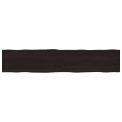 QINXIXINAIXI Tischplatte 200x40x(2-4) cm Massivholz Behandelt Baumkante Wohnzimmertischplatte Holzplatte für Möbelbau Wohnzimmertischplatte für Wohnzimmer Esstisch von QINXIXINAIXI