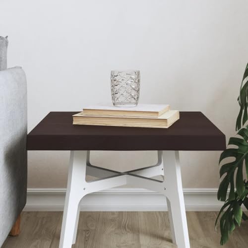 QINXIXINAIXI Tischplatte 40x40x(2-4) cm Massivholz Behandelt Baumkante Massivholzplatte Naturholz Tischplatte Holzplatte für Möbelbau für Wohnzimmer Arbeitsplatte von QINXIXINAIXI