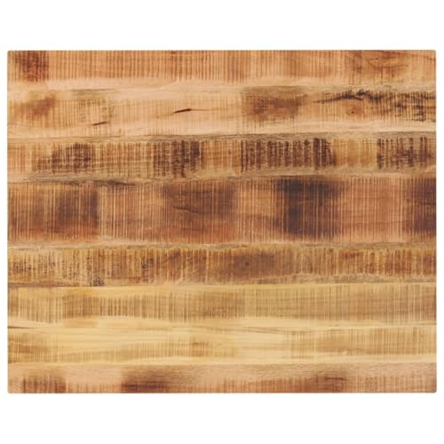 QINXIXINAIXI Tischplatte 90x80x2,5 cm Rechteckig Raues Massivholz Mango DIY Holzprojekte Naturholz Tischplatte DIY Holzplatte für Schreibtisch Wohnzimmer von QINXIXINAIXI