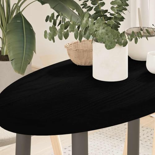 QINXIXINAIXI Tischplatte Dunkelbraun 80x40x4 cm Massivholz Eiche Oval Tischlerplatte Holztischplatte Naturholztafel für Arbeitsplatte Esstisch QINXIXINAIXI Tischplatte Dunkelbraun 80x40x4 cm Massivholz Eiche Oval Tischlerplatte Holztischplatte Naturholztafel für Arbeitsplatte Esstisch von QINXIXINAIXI
