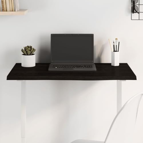 QINXIXINAIXI Tischplatte Dunkelbraun 80x50x2 cm Massivholz Eiche Behandelt Echtholzplatte Wohnzimmertischplatte Rustikale Platte für Esstisch Wohnzimmer QINXIXINAIXI Tischplatte Dunkelbraun 80x50x2 cm Massivholz Eiche Behandelt Echtholzplatte Wohnzimmertischplatte Rustikale Platte für Esstisch Wohnzimmer von QINXIXINAIXI