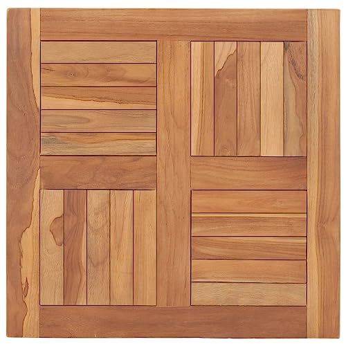 QINXIXINAIXI Tischplatte Massivholz Teak 60×60×2,5 cm DIY Möbelbau Massivholzplatte Rustikale Platte für Esstisch Arbeitsplatte von QINXIXINAIXI