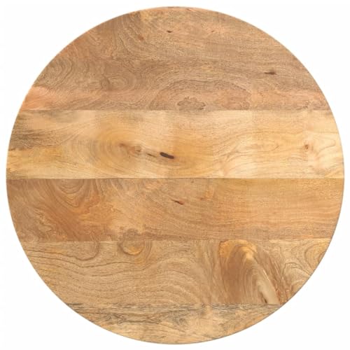 QINXIXINAIXI Tischplatte Ø 50x2,5 cm Rund Massivholz Mango DIY Holzplatte Wohnzimmertischplatte Naturholz Tischplatte für Küche Esstisch QINXIXINAIXI Tischplatte Ø 50x2,5 cm Rund Massivholz Mango DIY Holzplatte Wohnzimmertischplatte Naturholz Tischplatte für Küche Esstisch von QINXIXINAIXI