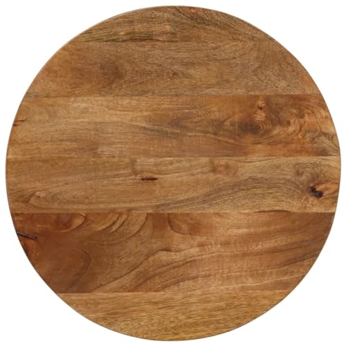 QINXIXINAIXI Tischplatte Ø 60x3,8 cm Rund Massivholz Mango Echtholzplatte Naturholztafel Rustikale Tischplatte für Arbeitsplatte Esstisch QINXIXINAIXI Tischplatte Ø 60x3,8 cm Rund Massivholz Mango Echtholzplatte Naturholztafel Rustikale Tischplatte für Arbeitsplatte Esstisch von QINXIXINAIXI