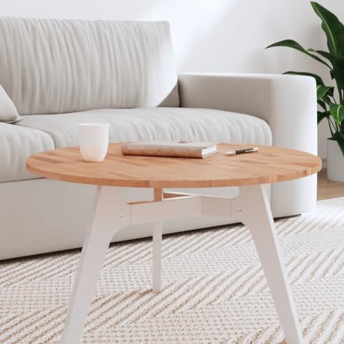 QINXIXINAIXI Tischplatte Ø70x1,5 cm Rund Massivholz Buche Wohnzimmertischplatte Holztafel DIY Holzprojekte für Esstisch Schreibtisch QINXIXINAIXI Tischplatte Ø70x1,5 cm Rund Massivholz Buche Wohnzimmertischplatte Holztafel DIY Holzprojekte für Esstisch Schreibtisch von QINXIXINAIXI