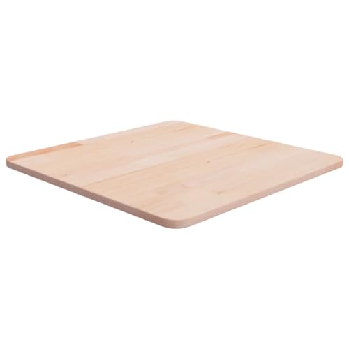 QINXIXINAIXI Tischplatte Quadratisch 50x50x1,5 cm Eichenholz Unbehandelt Rustikale Tischplatte Rustikale Platte Holztischplatte für Arbeitsplatte Schreibtisch von QINXIXINAIXI