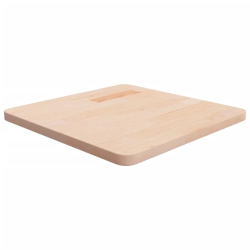 QINXIXINAIXI Tischplatte Quadratisch 50x50x2,5 cm Eichenholz Unbehandelt Holzplatte für Möbelbau Wohnzimmertischplatte Naturholztafel für Arbeitsplatte Schreibtisch von QINXIXINAIXI