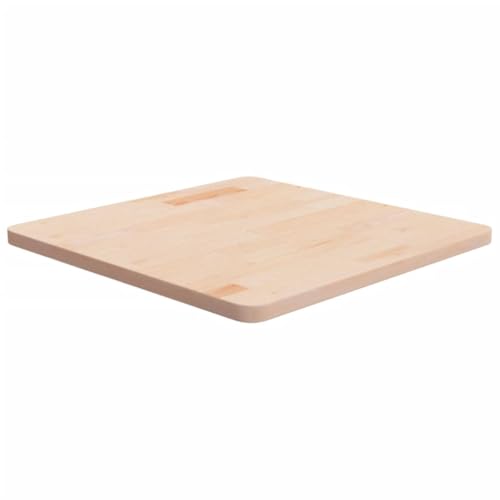 QINXIXINAIXI Tischplatte Quadratisch 60x60x2,5 cm Eichenholz Unbehandelt Massivholztafel DIY Holzprojekte Wohnzimmertischplatte für Esstisch Schreibtisch von QINXIXINAIXI
