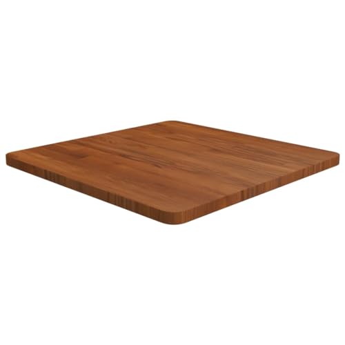 QINXIXINAIXI Tischplatte Quadratisch Dunkelbraun 60x60x2,5cm Eiche Behandelt Holztischplatte Esstischplatte aus Holz DIY Möbelbau für Arbeitsplatte Esstisch QINXIXINAIXI Tischplatte Quadratisch Dunkelbraun 60x60x2,5cm Eiche Behandelt Holztischplatte Esstischplatte aus Holz DIY Möbelbau für Arbeitsplatte Esstisch von QINXIXINAIXI